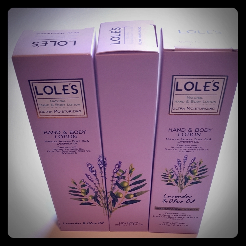 LOLE'S Natural Hand and Body Lotion Lavender...